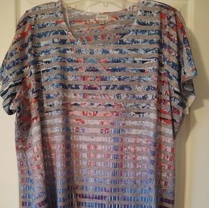 Avenue Sparkle Americana Tunic Size 26/28
